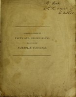 A Continuation Of Facts And Observations Relative To The Variolae Vaccinae Or Cow Pox By Edward Jenner Wellcome Collection